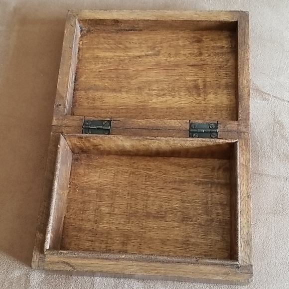 Mela Artisans Decorative Hand Crafted Wood Box - Picture 8 of 8